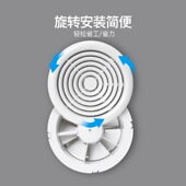 卫生间排气扇换气扇圆形墙壁抽风机厨房卧室家用排风扇强力非静音