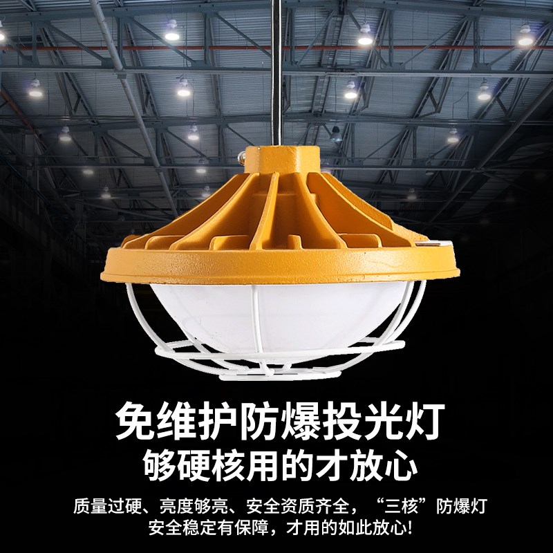 亚明led防爆灯200w工矿灯车间厂房化工厂加油站消防户外超亮射灯