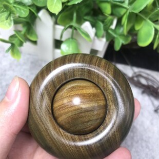 绿檀手把件时来运转檀木木质转运珠香木文玩按摩手球汽车挂件装饰