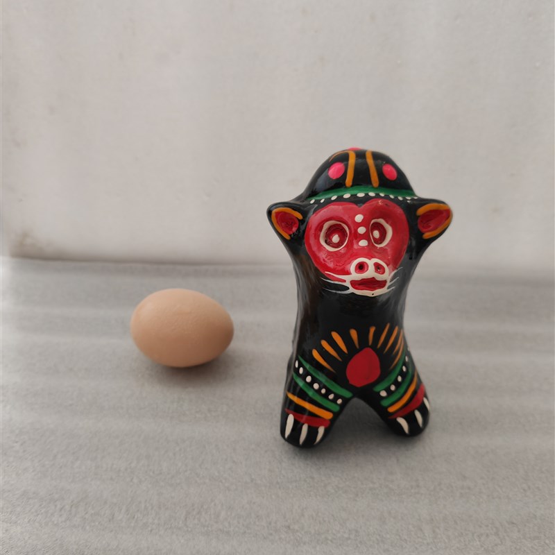 河南特产 淮阳泥泥狗大十二生肖 泥咕咕 泥哨 泥塑摆件 泥人