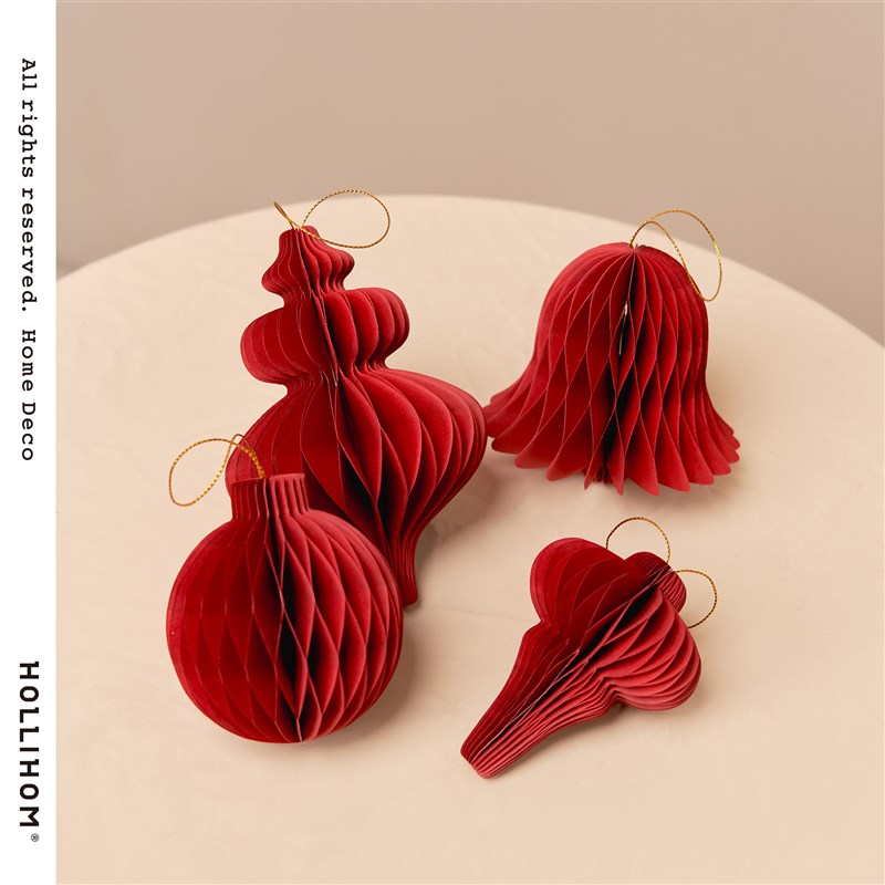 逅里Hollihom 古典红色车载挂件高级感 婚房新家乔迁装饰仪式布置