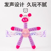 狗狗毛绒发声玩具中大型犬柴犬柯基泰迪宠物比熊磨牙耐咬自嗨解闷