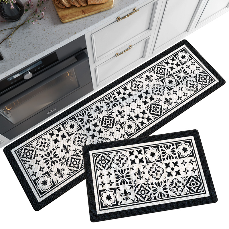 大江地垫饭店厨房专用加厚高级脚垫防滑防水可擦免洗防潮长条地毯