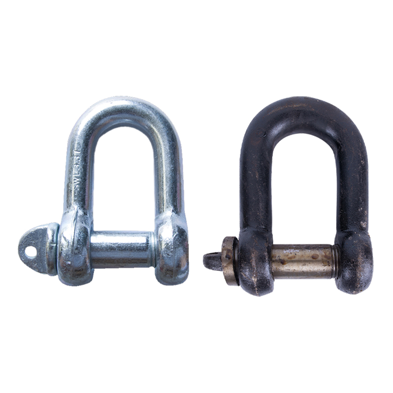 起重国标重型卸扣U型吊环卡扣锁扣D形卡环吊装工具连接扣20TM8M14