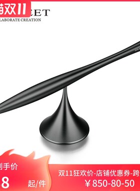 GAE永恒笔创意旋转解压笔无墨金属黑色铝杆笔公司企业商O务logo定