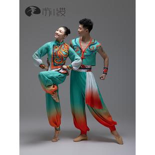 新款秧歌舞演出服装打鼓舞龙新款东北秧歌胶州舞蹈服秧歌打鼓服装