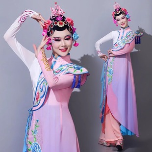 新款艺道演出服赤伶舞蹈服梨花颂俏花旦戏曲服装古典飘逸演出服女