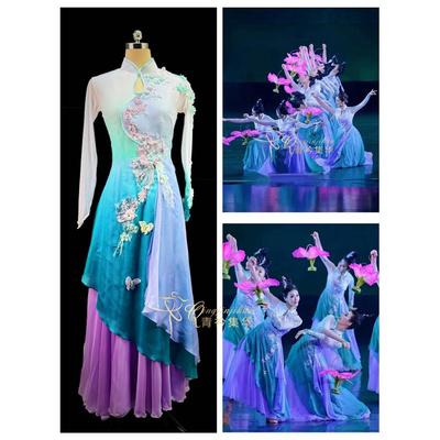 芳菲漫影月明中舞蹈演出服