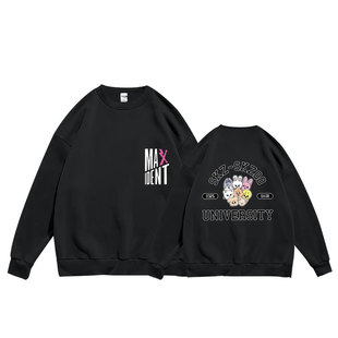 skzoo联名卡通圆领卫衣stray kids新专辑MAXIDENT同款应援服长袖
