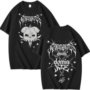 短袖 skzoo Dominate周边组合周边印花夏季 Kids T恤纯棉宽松 Stray