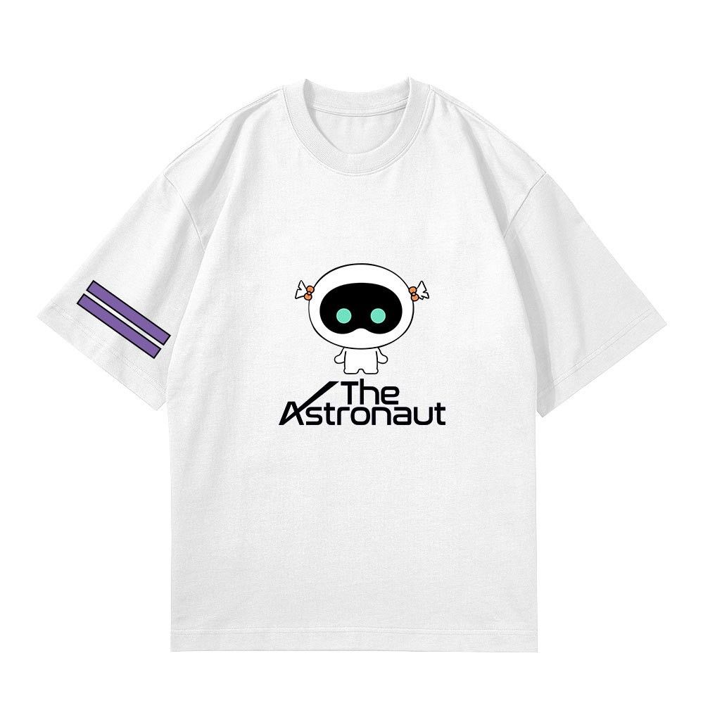 防弹少年成员JIN金硕珍个人SOLO专辑the xstronaut太空人印花短袖