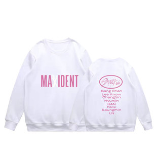 流浪小孩stray kids 打歌连帽衫专辑MAXIDENT 梁精寅周边加绒外套