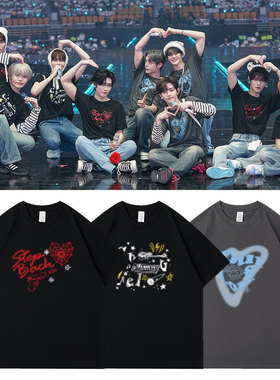 2025ZB1FM演唱会BlueMansion周边应援同款短袖T恤纯棉印花上衣服