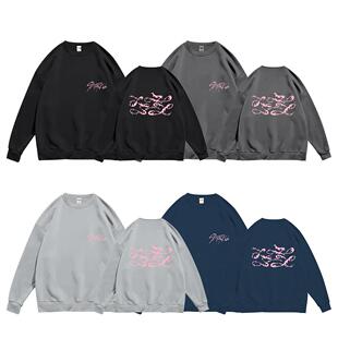 stray kids专辑do it演唱会应援logo周边秋冬圆领卫衣套头长袖女t