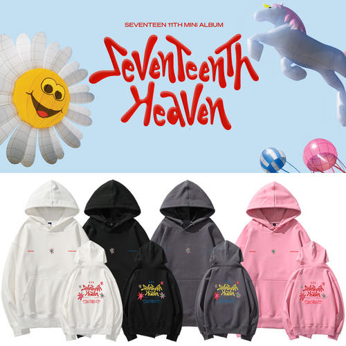 SEVENTEEN SEVENTEENTH HEAVEN专辑周边同款卫衣服套头秋冬连帽衫