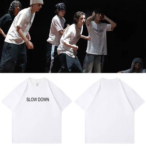 CORTIS舞蹈练习马丁赵雨凡金主训严成玹安干镐同款短袖T恤印花棉