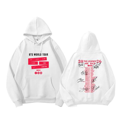 防弹少年团WORLD TOUR ‘ARIRANG’连帽衫外套正规五辑回归应援服