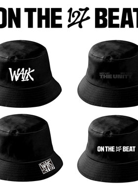 2024年新专辑NCT127渔夫帽 文字logo印花盆帽 男女钓鱼帽太阳帽子