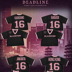 BLACKPINK粉墨高雄曼谷雅加达2025世巡演唱会周边同款快闪店衣服