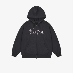 终场安可演唱会2023年rose外套Blackpink粉墨Lisa同款拉链开衫潮