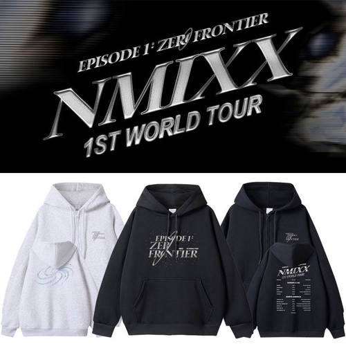 NMIXX世巡演唱会Episode1ZeroFrontier周边同款卫衣服连帽衫外套