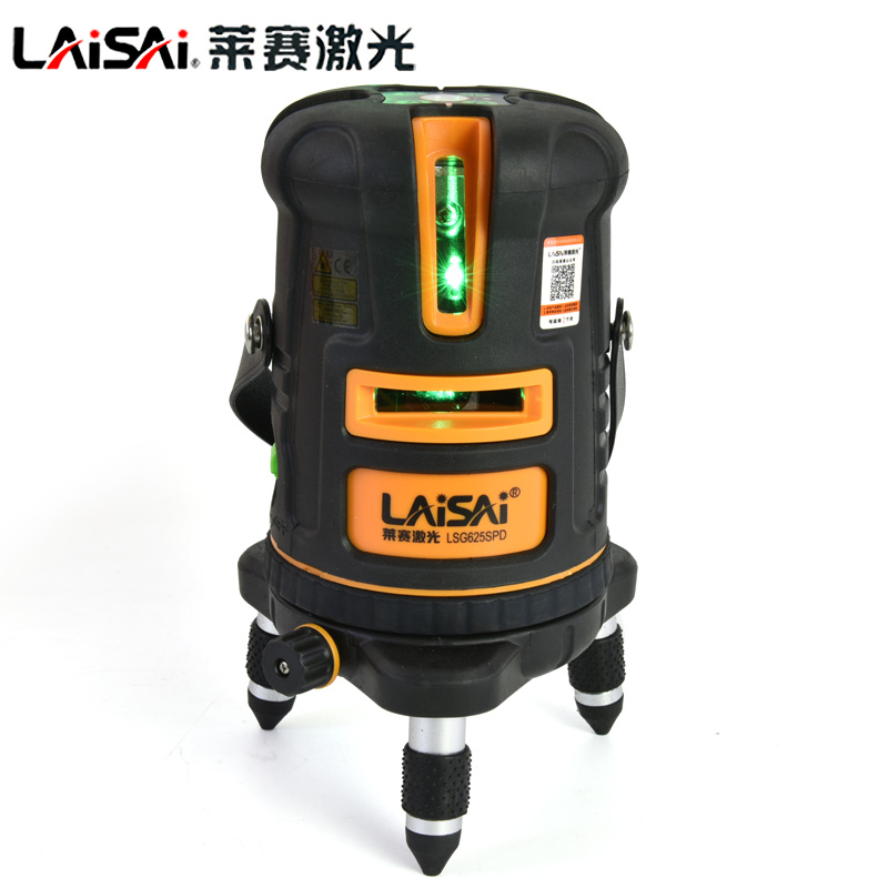 莱赛红外线水平仪蓝绿光5线带点LSG625SPD激光高精度打斜线投线