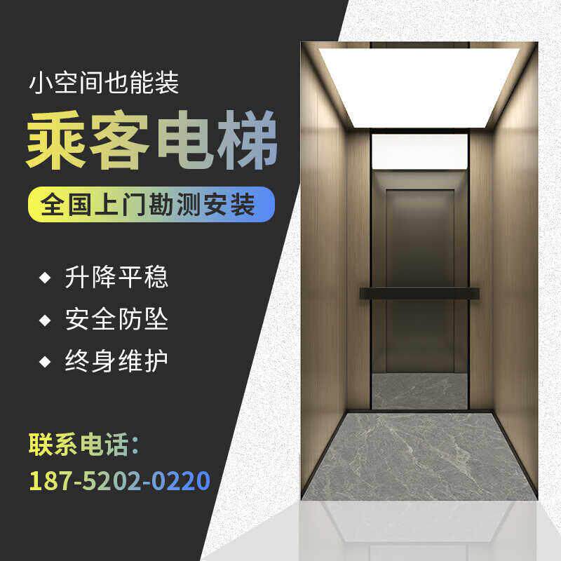 家用电梯别墅乘客覆式电梯商用货梯小型无机房二三四五层酒店电梯