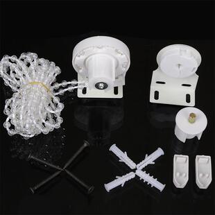 卷帘窗帘配件 固定器升降轴 拉珠拉绳单卖 五金杆子 全套卷拉式