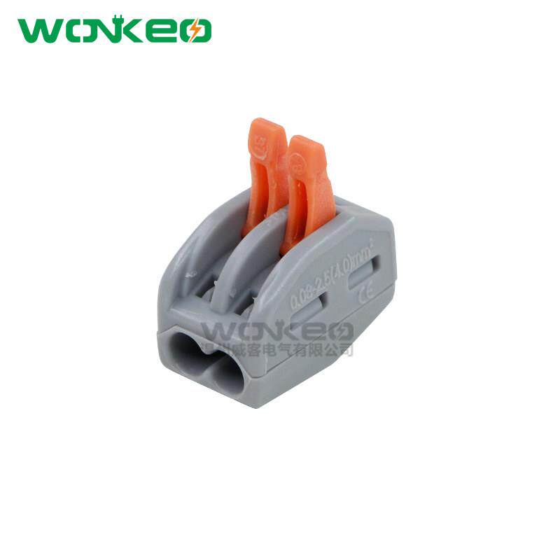 FCT-412接线端子软硬导线快速电线连接器100祇222-412接线头并线P