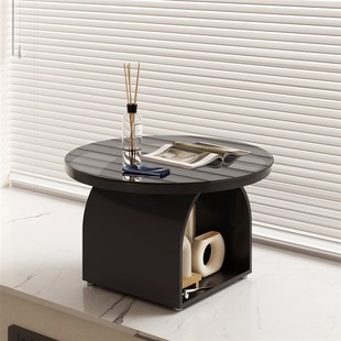 棠克飘窗台小边几三件套高级感卧室茶几坐地矮桌榻榻米圆形小茶桌