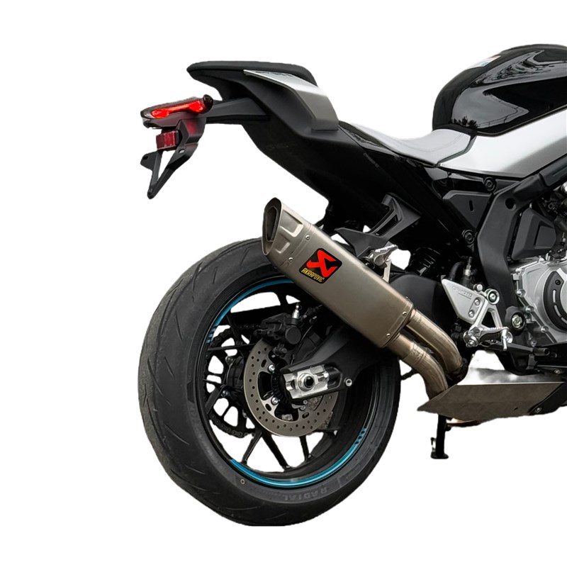 适用于春风675SR-R全段排气管改装春风675SR R外观阀门排气管