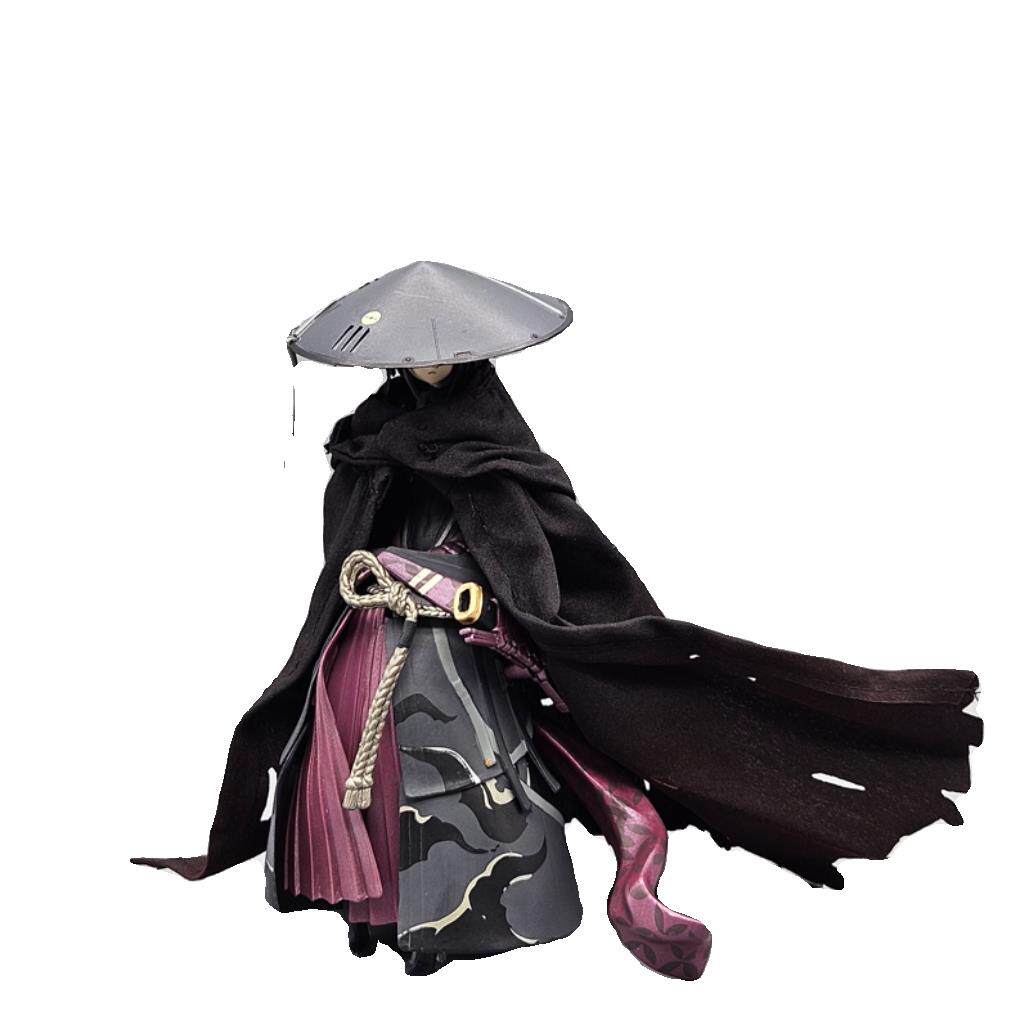 浪人shf流浪武士手办披风figma机娘素体斗篷romankey兵人衣服配件