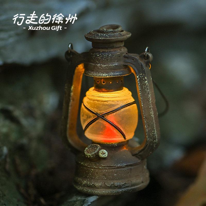 徐州文创煤油灯冰箱贴复古怀旧文创行走的徐州旅游文创冰箱贴