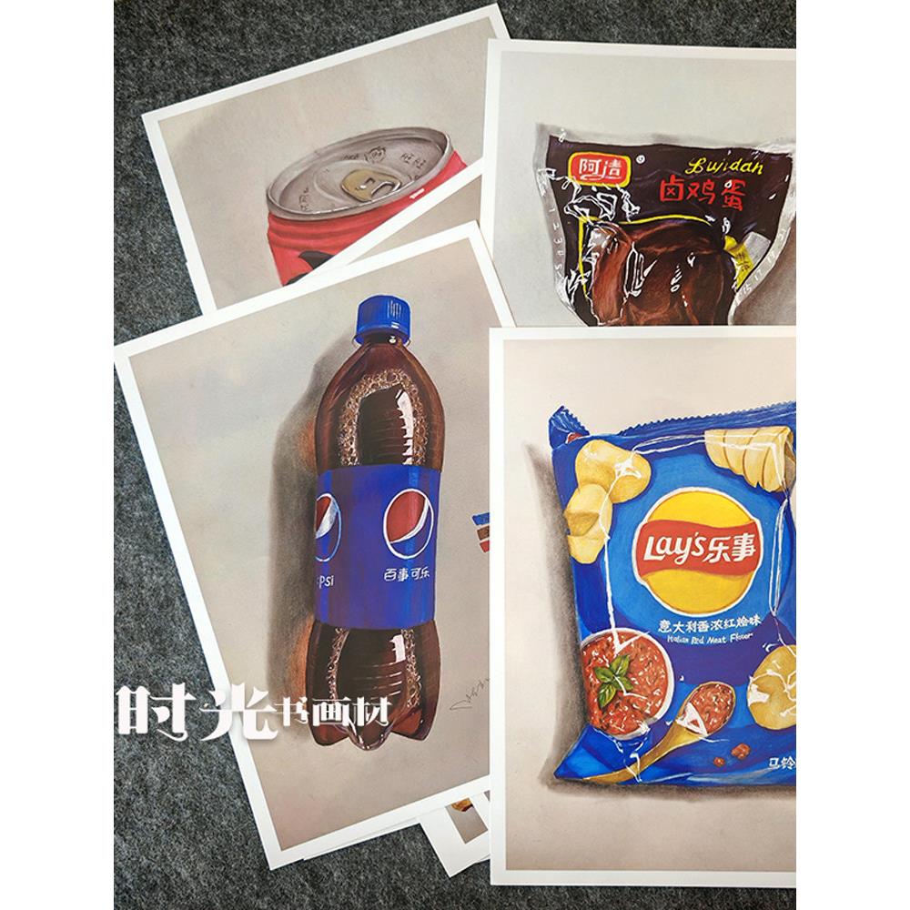 动物素描精微素描少儿美术创意中小学生画室动物静物素描临摹卡A4