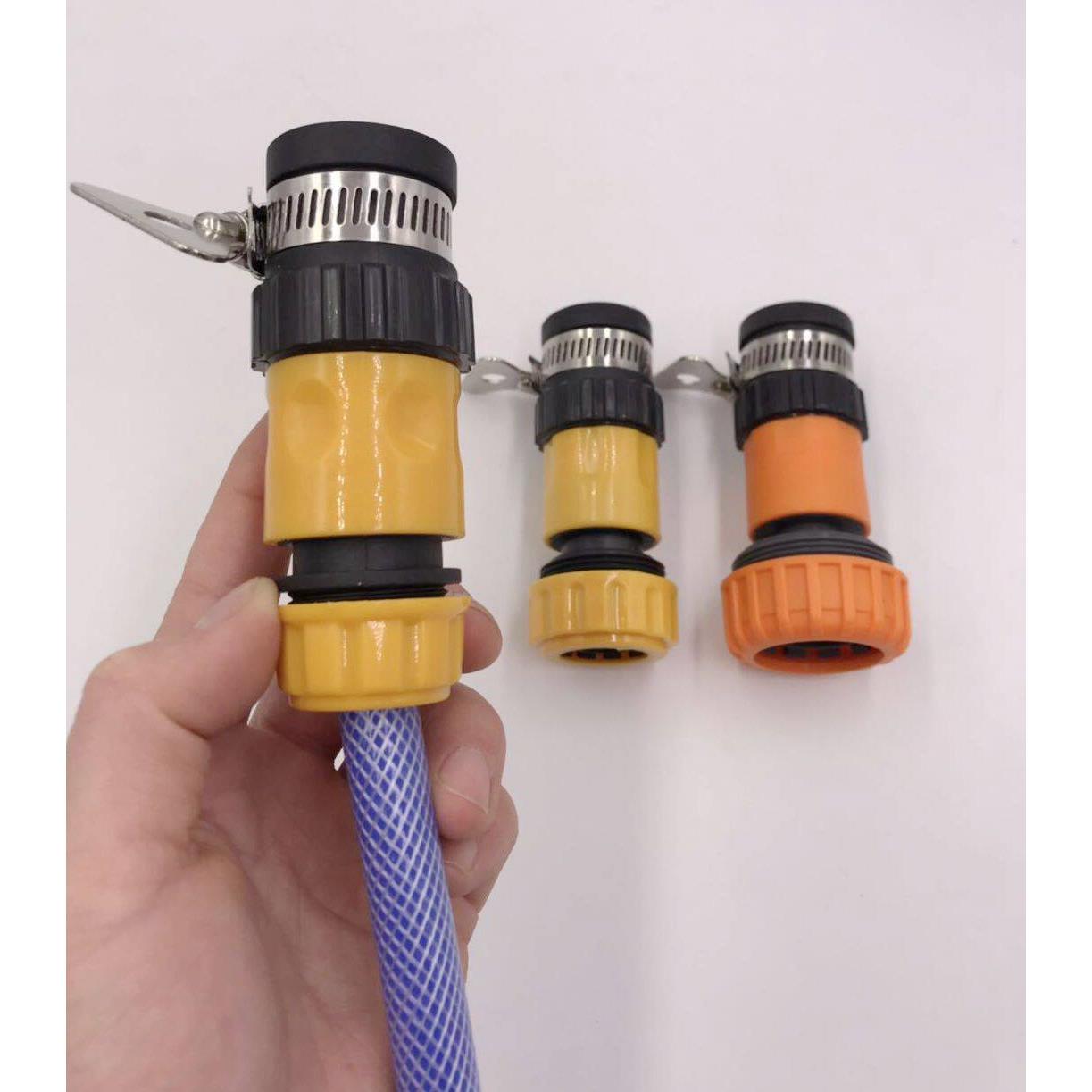 4分6分1寸水管接头 老式水龙头卡扣式塑料快接 洗车水管PVC管接头