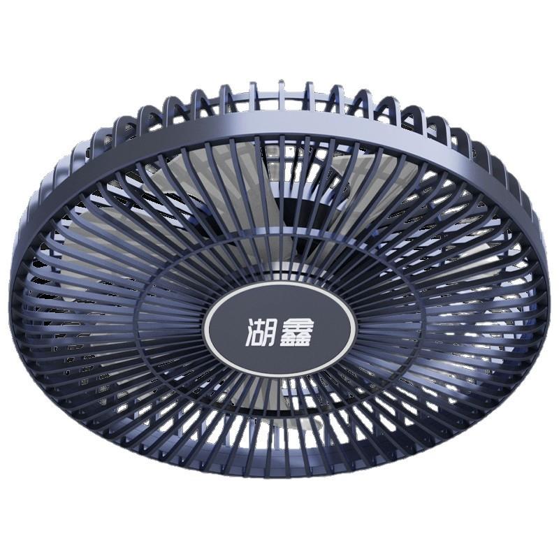 湖鑫无刷车载风扇12V24V通用大货车汽车内专用车顶吊扇车用电风扇
