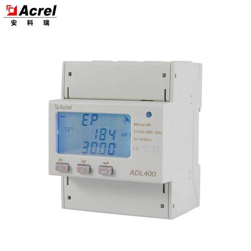 安科瑞电子电能表多功能电表ADL400/C/F导轨式三相四线三线计量表