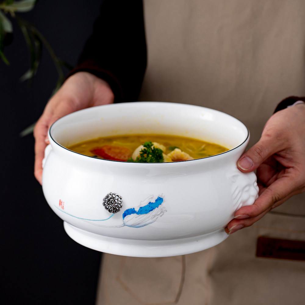 大碗汤碗高档私房菜酒店特色创意餐具复古商用特色饭店深碗深口碗,餐饮具,碗,淘宝优惠券,粉丝福利购,淘宝优惠卷