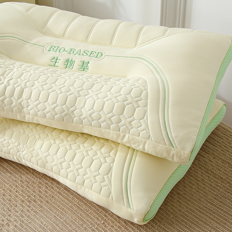 夏季凉感丝乳胶枕头一对护助睡眠家用橡胶枕单人学生宿舍,床上用品,枕头/枕芯,淘宝优惠券,粉丝福利购,淘宝优惠卷