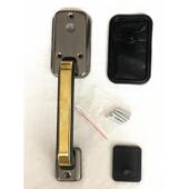 十字锁执手单个 自动锁把手大门锁具拉手家用外装 防盗门外装 门老式