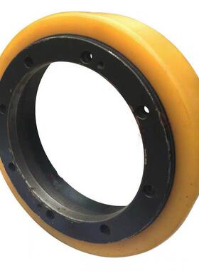 电动叉车轮子力达合力CBD15电动搬运车驱动轮252x67八孔主动轮