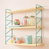 创意客厅墙面装 饰置物架儿童房卧室墙上壁挂式 多层收纳架展示隔板