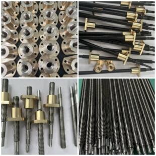 梯形丝杆厂家梯形螺杆不锈钢梯形丝杆铜螺母来图来样定制