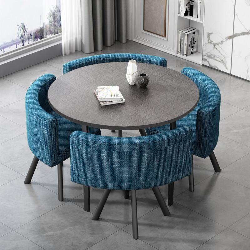 简约接待桌椅组合谈判洽谈餐桌家用简约会客桌椅办公室休闲小圆桌,住宅家具,板木餐桌,淘宝优惠券,粉丝福利购,淘宝优惠卷