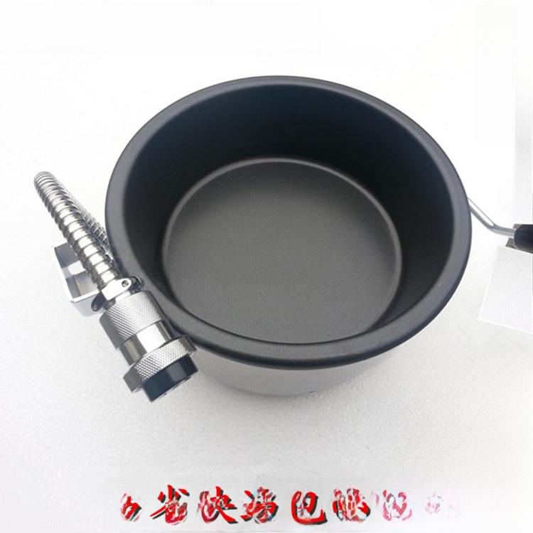 爆米花机爆谷机配件 包邮汇利25mm接头爆谷锅 汇利8安士爆米花锅