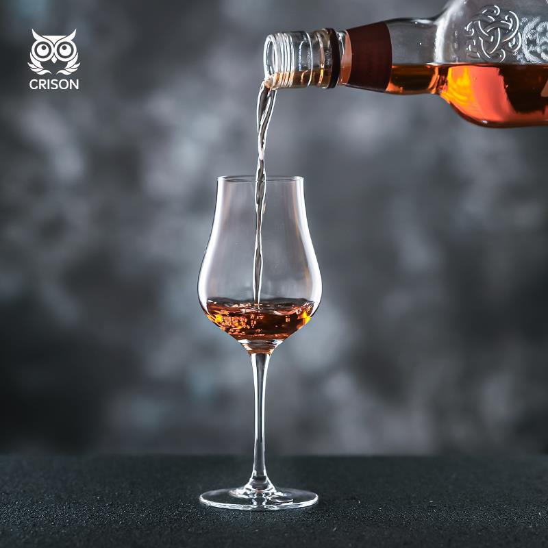 TT6501 CRISON无铅水晶高脚专业威士忌品鉴酒杯闻香试酒杯调酒吧