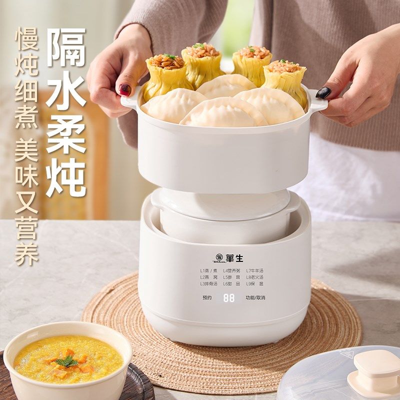 华生电炖锅家用燕窝电炖盅隔水炖全自动煲汤锅煮粥婴儿宝宝辅食机,厨房电器,电炖锅/煲汤锅/电炖盅,淘宝优惠券,粉丝福利购,淘宝优惠卷