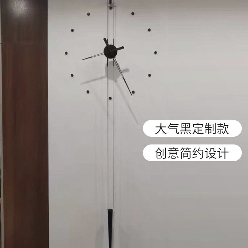 客厅现代简约大气极简挂钟表家用电视墙装饰大指针纯铜轻奢石英钟,家居饰品,挂钟,淘宝优惠券,粉丝福利购,淘宝优惠卷