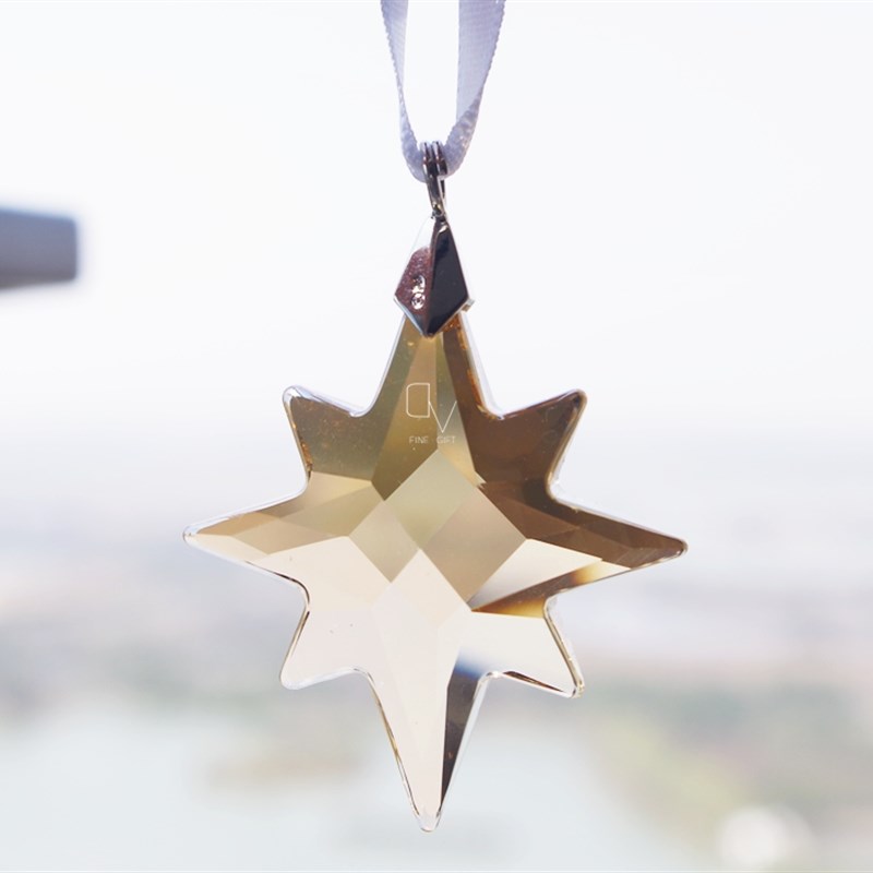 223奥地利水晶汽车挂件三色汽车内饰礼品水晶后视镜挂件汽车挂件