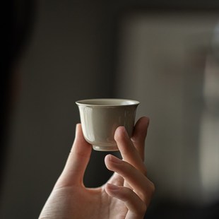 草木祠草木灰陶瓷功夫茶杯茶盏建盏个人主人杯小茶杯茶具茶碗